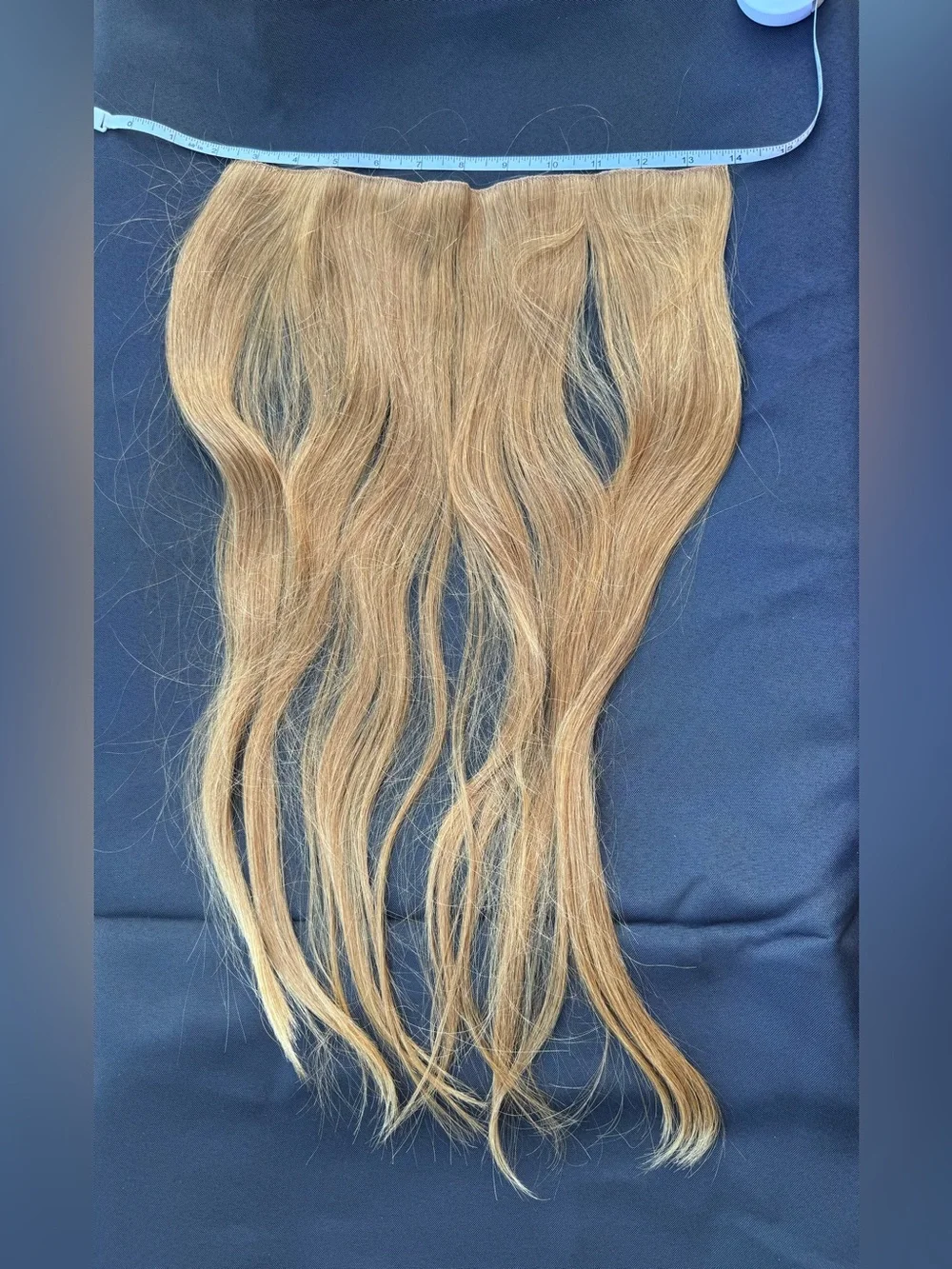 Golden Blonde Clip-In Hair Extensions for Women 7N